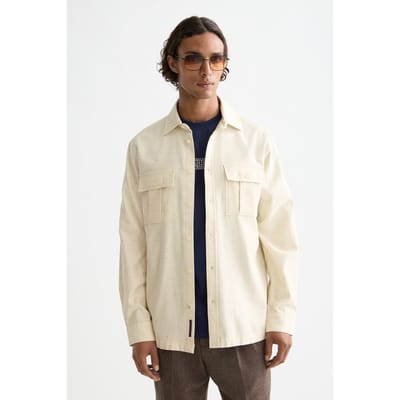 Scotch & Soda Melange Relaxed-fit Shirt Light Tannin Melange Taglia: S | Camicie Casual Outlet | Uomo