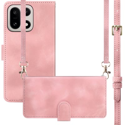 imoshion Hoesje - Geschikt voor OnePlus 15 - Bookcase met koord - Roze