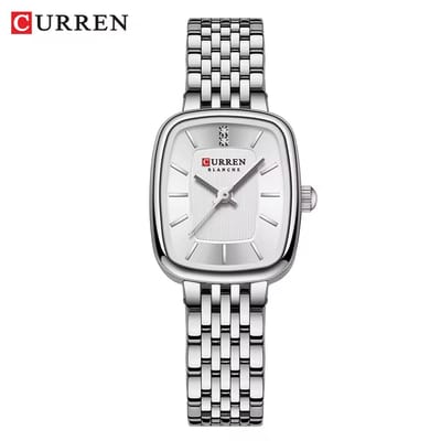 Curren Dames Horloge Zilverkleurig | Luxe Dames Horloge | Dames Sieraden | Luxe Geschenkdoos | Vrouwen Cadeau |