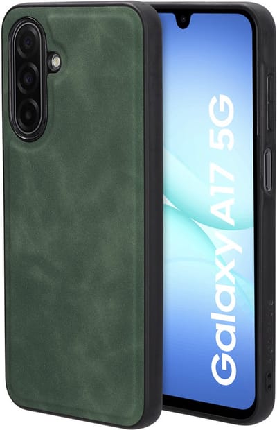 Mobiparts Classic Backcover geschikt voor Samsung Galaxy A17 Emerald - Groen - MagSafe