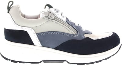 Dames Veterschoenen Xsensible Grenoble Navy Combi Hx Donkerblauw - Maat 39
