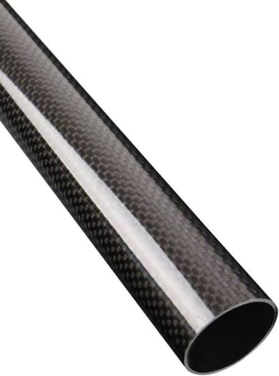 Carbon Fiber Tube - Holle Pijp - Modellen Bouwen - Hoge Stijfheid Lichtgewicht - 25x21x1000MM - Zwart