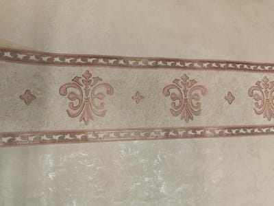 Rehangrand ornament creme beige bruin