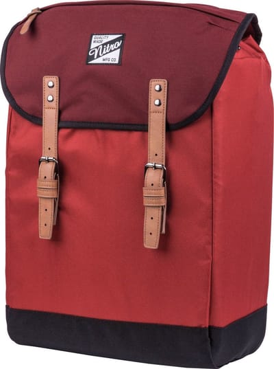 NITRO Vrije tijd rugzak Rugzak met laptopvak Urban Collection Venice Backpack 28L Chili Rood