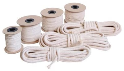 Kaarsenlont Gevlochten Katoenen Lont 1,4-10 mm voor Kaarsen Maken