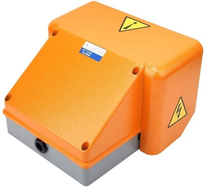Dailygoody - Full aluminium housing double foot switch pedal switch - Duurzaam en betrouwbaar - Oranje - Voet schakelaars - Voor professioneel ge