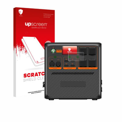 upscreen - Screenprotector voor Bluetti AC240P - Folie Beschermfolie transparant