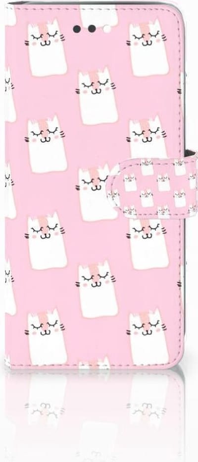 Apple iPhone 7 Plus | 8 Plus Telefoonhoesje met Pasjes Sleeping Cats