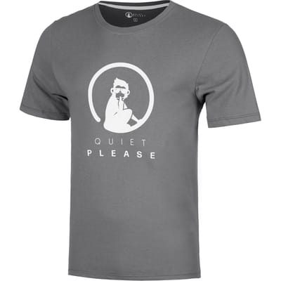 Quiet Please Trainings T-shirt Heren