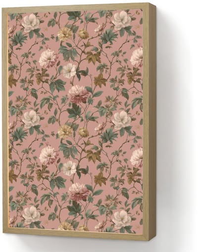 Wandlamp 40x60 cm - Oplaadbaar - Bloemen - Klassiek - Roze - Wandlampen binnen woonkamer - Slaapkamer lamp - Decoratieve nachtlamp - Vloerlamp draadloos