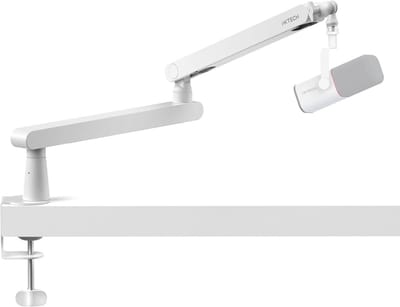 SnelShoppen - Verstelbare Microfoonarm, 360° Draaibare Microfoonstandaard, Low Profile Microfoonboomarm met Universele Houder, Compleet Verstelbaar vo