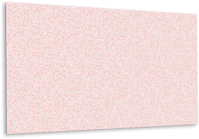 Tulup PVC Wandpaneel - Keramisch Mozaïek Vinyl Wandpaneel - 100 cm x 50 cm - Roze Wandbekleding Vinyl - 1 stuk - PVC Muurpaneel - Geometrisch Muurpaneel - Wandpaneel PVC - Plaktegels Keuken en Badkamer
