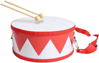 Houten Kinder Trommel - Muziekinstrument Baby - Muzikale Ontwikkeling - Gladde Randen - 15 cm - Niet gespecificeerd