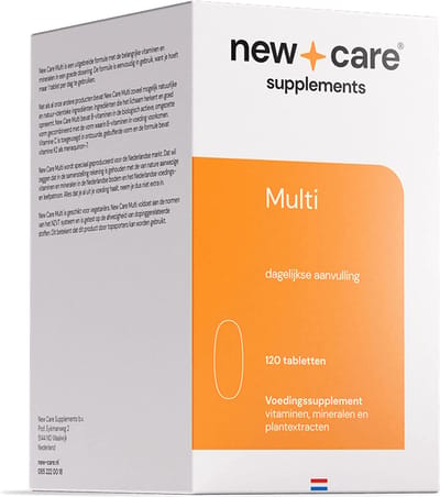 New Care Multivitamine - dagelijkse aanvulling - 120 tabletten - NZVT - vegetarisch