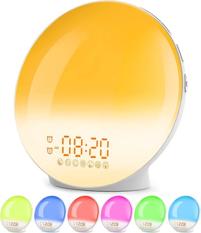 Livano Wake Up Light - Digitale Wekker - Lichtwekker - Wekker - Sunset Lamp - Wekkers Digitaal