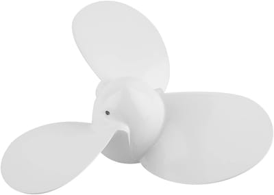 Dailygoods- Propeller 3-blads Aluminium - Buitenboordmotor - CNC Aluminium - 9 cm Straal - Duurzaam - 2,5 kg Gewicht - Bootpropeller