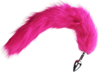 New Age Devi - Vossenstaart - Foxtail - Sex speeltje voor mannen en vrouwen - Anale buttplug - KnalRoze