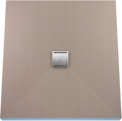 Betegelbare doucheplaat Wiper Showerlay Dots 80 x 120 cm Pure Douchebak betegelbaar gelijkvloers