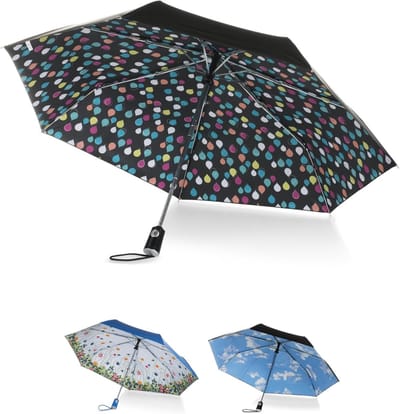 Automatische Paraplu - Regenscherm Opvouwbaar - Bescherming tegen regen - Windproof aluminium frame - 43 inch luifel - Gekleurde prints