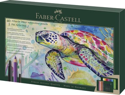 Faber-Castell aquarelpotloden set - Albrecht Durer & Pitt Artist Pen - 46-delig - FC-217554