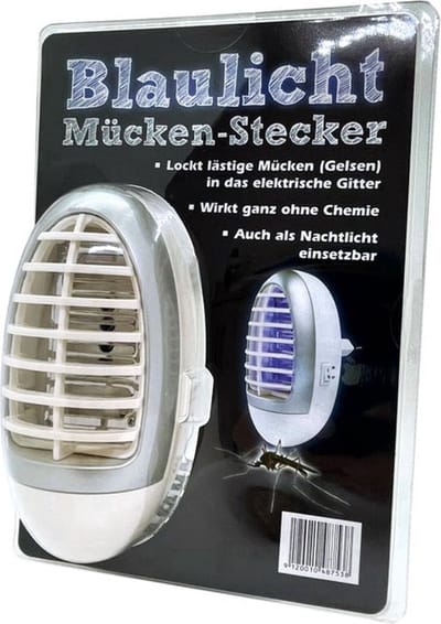 Anti-muggenlamp - Vliegenvanger - Vliegenlamp - Anti Insecten - muggen - UV-licht - Voor in het stopcontact