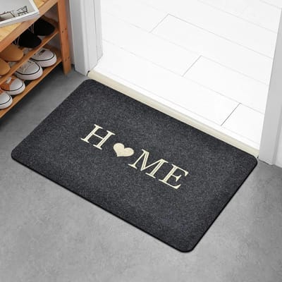 Eenvoudig Kunst Huis Patroon Entree Vloermat Badkamer Absorberende Voet Deurmat Keuken Voordeur Antislip Gebied Voetmatten 30X50CM
