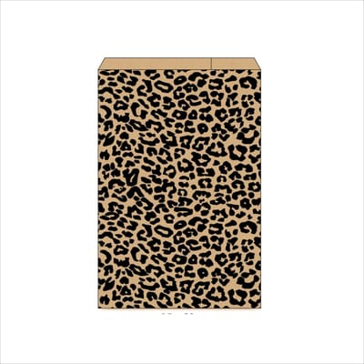 Vlak zakje - Cadeau zakje – Panter print – bruin 11 x 17 cm – 250 stuks