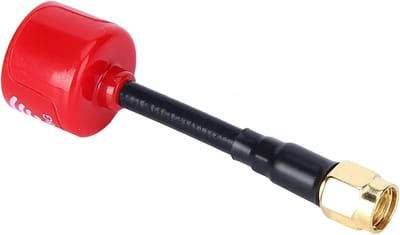 FPV Drone Antenne - 5.8GHz RHCP - Signaal Verbeteren - Flexibel 90 Graden - 3dBi Versterking - Rood
