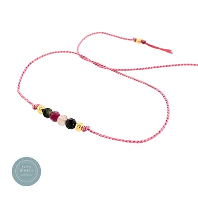 Pat's Jewels Armband - Dames Armband - Keramiek Kralen - Elastiek Armband - Rood