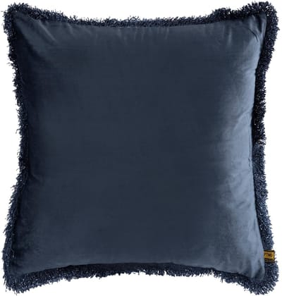 PTMD Nous Sierkussen - 60x3x60 cm - Fluweel - Blauw