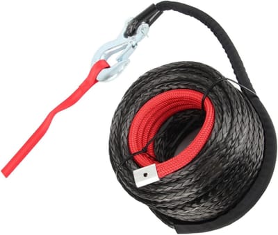 Synthetische Lierkabel - Sleepkabel Touw - Off-road Herstel - UV-bestendig Slijtvast - 10 Mm X 30 M - Grijs