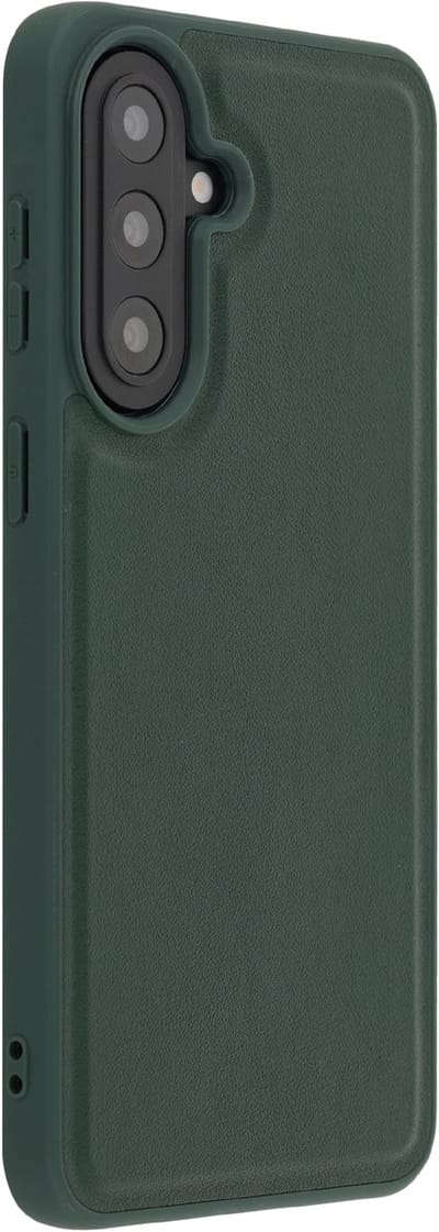 Accezz Hoesje - Geschikt voor Samsung Galaxy A57 (5G) - Edge Backcover met Magnetische Ring - Groen