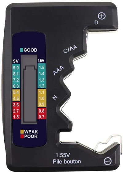 Accu Tester Checker C AA AAA D N 9V 1.5V Knoopcelbatterijen Duidelijk Bar Grafiek LCD Weergave Zak Maat