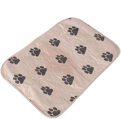 Matte Pads voor honden puppy's incontinentie onderlegger wasbaar - absorberend herbruikbaar waterdicht - 4-laags design - 70 x 80 cm bruin incontinentie onderlegger