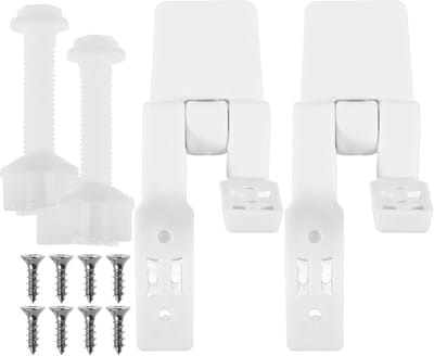 2 stuks WC-bril bouten/moeren – Kunststof, vervangend, badkamer accessoire