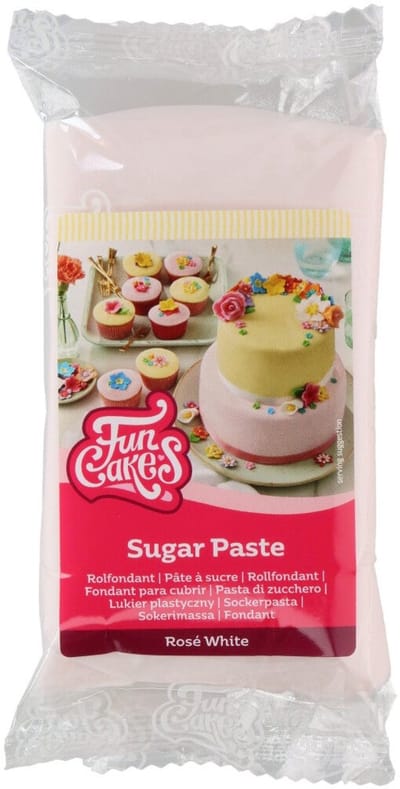 FunCakes Rolfondant - Rosé Wit - 250g - Fondant - Taartdecoratie