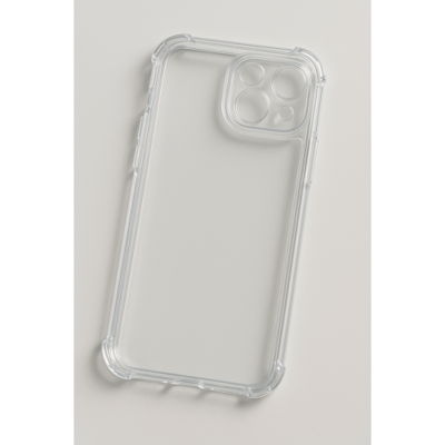 Ceezs iPhone 13 TPU Shock case met camerabescherming (transparant)