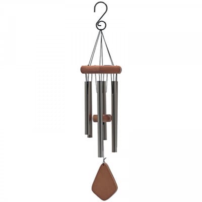 Windorgel zes staafjes en hout - 50 - Metaal - Hout - M