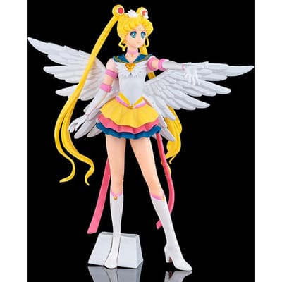 24cm Figurine Sailor Moon Éternelle Anime Tsukino Usagi Figurine d'Action Tiare Éternelle PVC Ornements de Gâteau Modèle de Collection Jouets Cadeaux