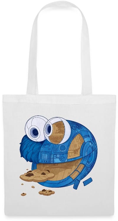 Sesamstraat Koekiemonster Machine Tas Van Stof Schoudertas