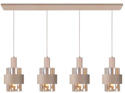 Highlight - Hanglamp Marrone 4 lichts L 110 cm beige