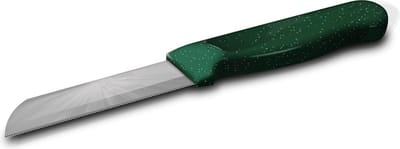 Solingen Kartelmes – Tomatenmes met Kartel – Robuust Handvat – RVS – 18,5 cm met Blade Cover – Groen Glitter
