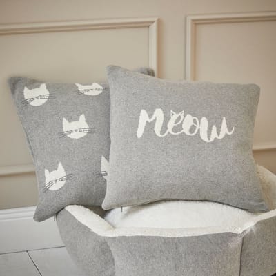 LOBERON Kussenhoes set van 2 Solviana grijs/crème