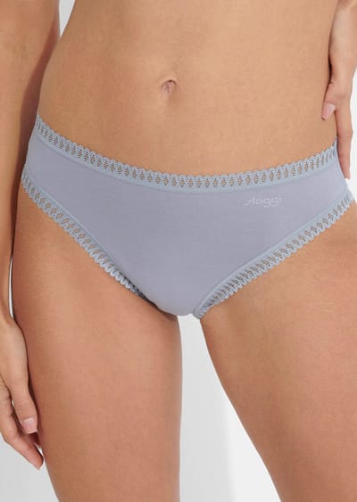 Jazzpants, set van 3. Puur katoen - petrol / grijs / gedess. - Gr. XS van Goldner Fashion