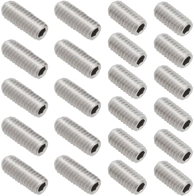 200 Stuks RVS Zeskant Bevestigingsschroeven voor Fietspedalen M4x8mm M4x10mm - Fietsaccessoires en Industrieel Materiaal, Zilver