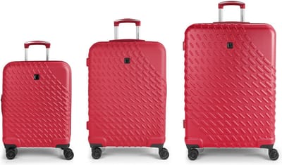 Gabol Journey 4 wielen Kofferset 3-delig - Harde bagage - Combinatieslot - rot
