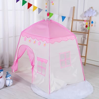 Kinderspeelhuisje Tent Binnen, Grote Ruimte Kinderen Tent Buiten, Makkelijk te Dragen en te Installeren, Grote Ruimte Kruipen, Verjaardag Kerst