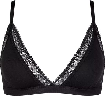 Sloggi Women GO Ribbed Bralette - bralette - zwart