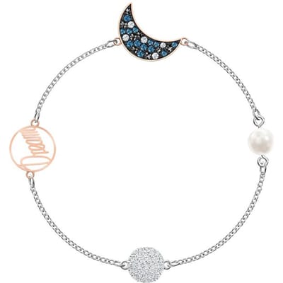 Swarovski Remix Collectie Mysterieuze Maan Kristallen Armband Damesarmband Blauw 5490934 Box (Random Color),M white
