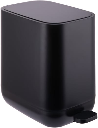 Pedaalemmer - 7 liter - softclose - badkamer - zwart